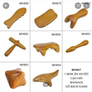 BỘ ẤN HUYỆT GỖ 8 MÓN