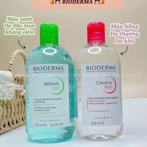 NƯỚC TẨY TRANG BIODERMA 2 MÀU CHAI 500ML