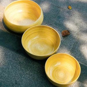 CHẬU TRE NGÂM CHÂN TO NHẤT 35CM